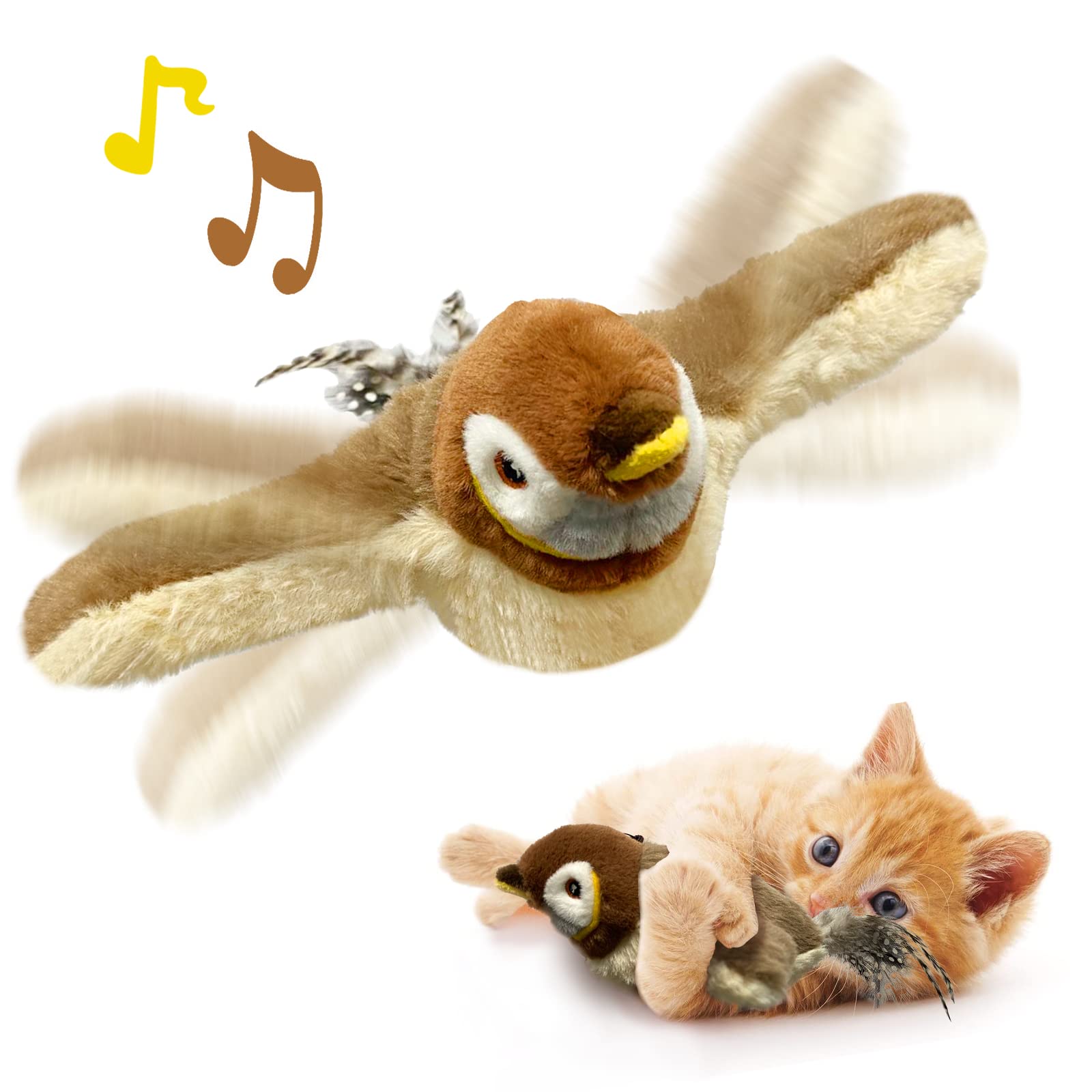 Flapping Bird Cat  Toy